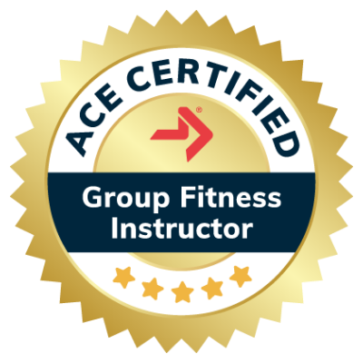 ACE Certified Group Fitness Instructor badge